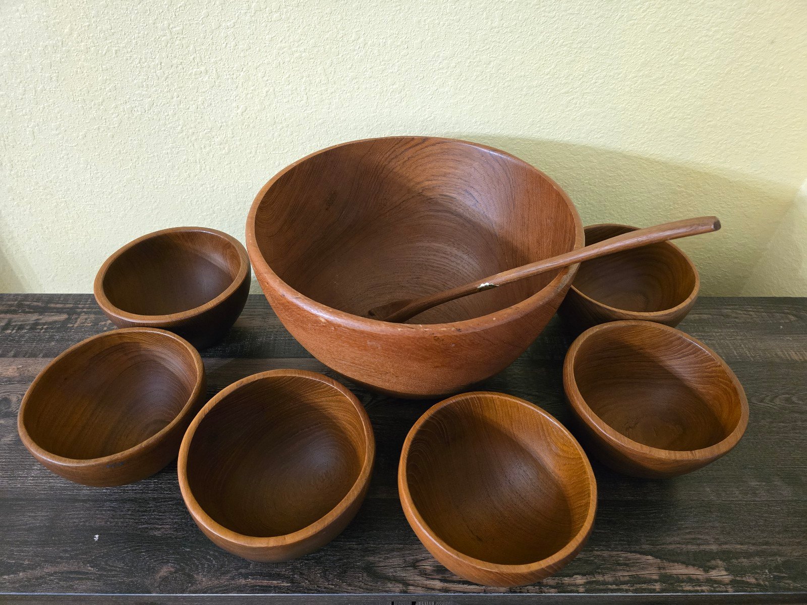 Teak Salad Bowl Set
