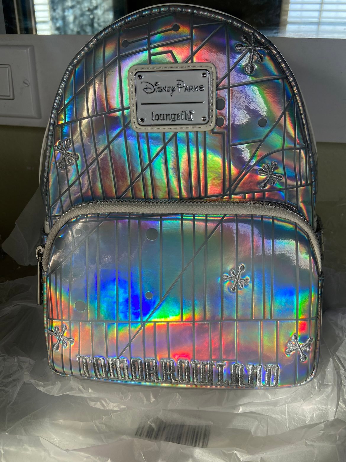 Loungefly exclusive Disney park tomorrow land mini backpack