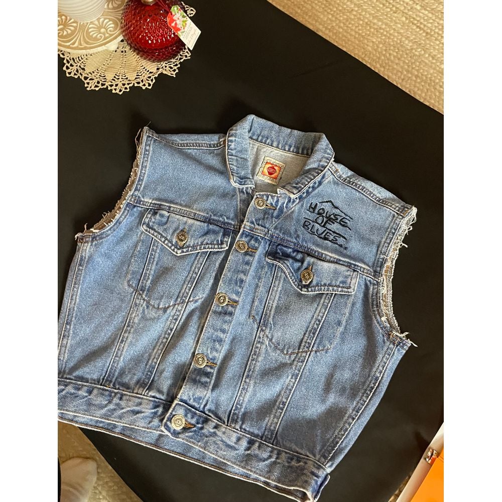 House of Blues Orlando Denim Vest S | Medium