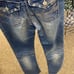 Buckle jeans for women