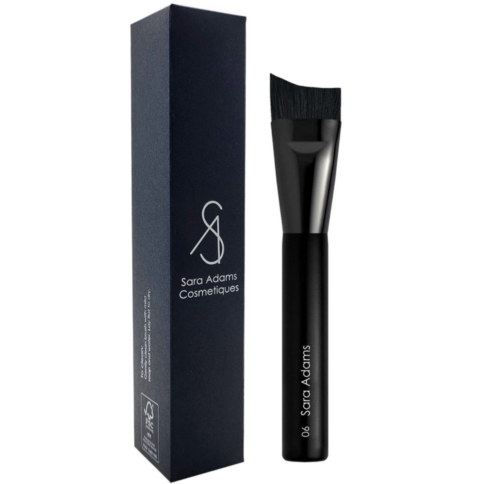 Sara adams cosmetiques Maxi Flat Contouring Angled Brush #06