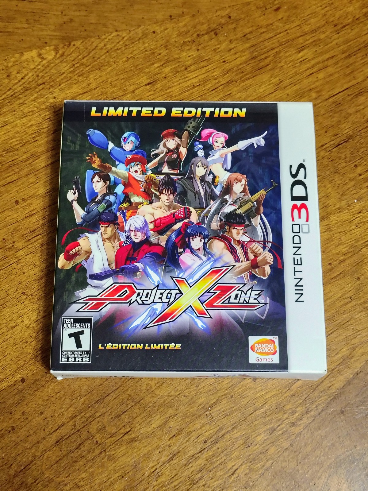 LIMITED EDITION Project X Zone for Nintendo 3DS *NO GAME*