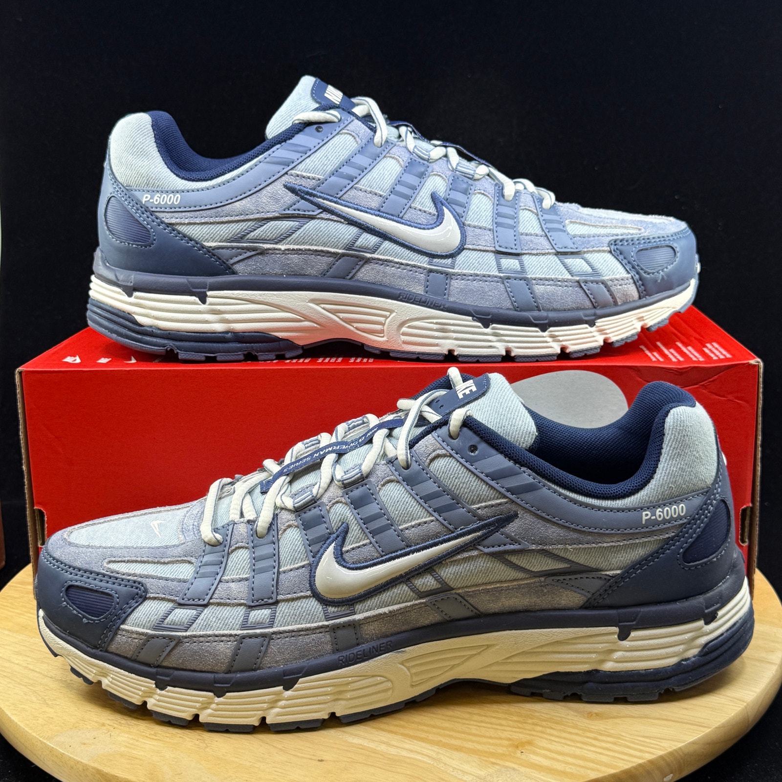 Nike P-6000 SE Worn Blue Soft Pearl Ashen Slate IH3646-499 Men's Sz 11.5