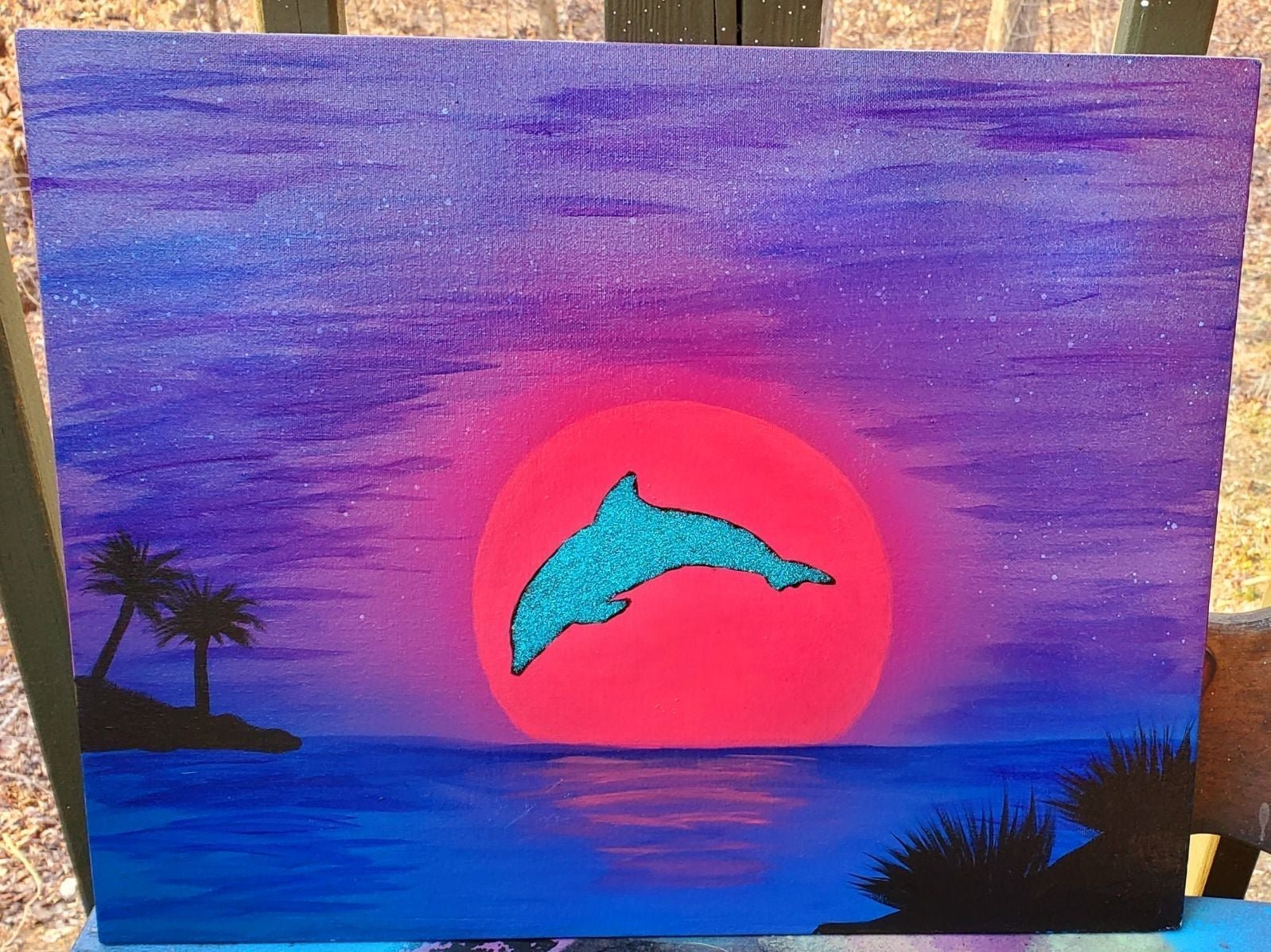 Dolphin painting