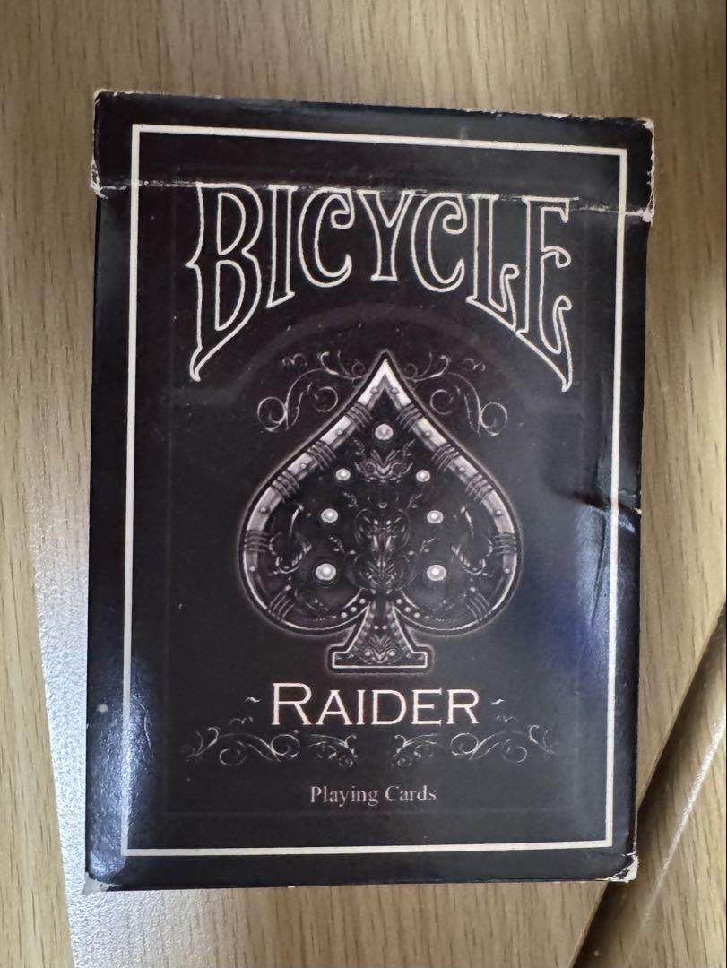 BICYCLE (Bicycle) RAIDER Playing Cards Black