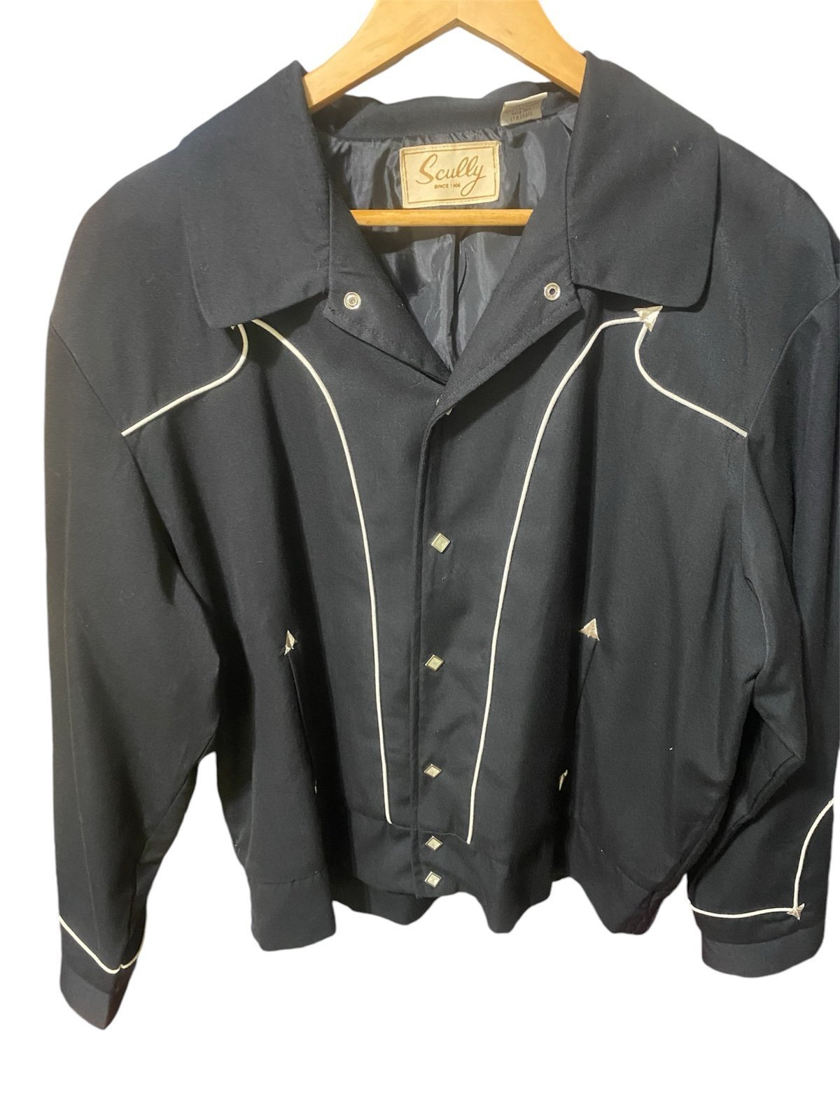 Vintage rodeo country rockabilly western gabardine bolero jacket by scully