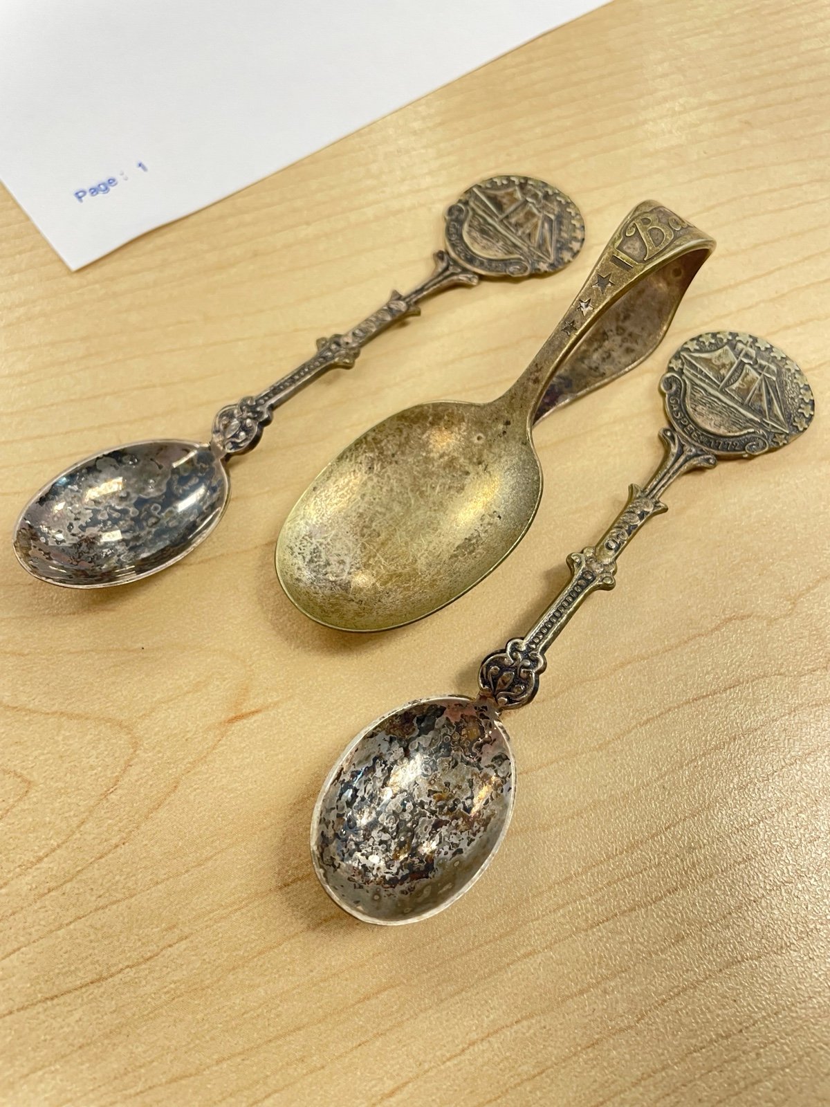vintage spoons collection antique