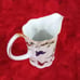 I. Godinger & Co 40 Oz Butterfly Garden Pitcher Colorful Gold Rimmed EUC W/ Box