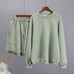 Women Sweater Spring Autumn Solid Color Loose Knitted Sweater