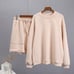 Women Sweater Spring Autumn Solid Color Loose Knitted Sweater