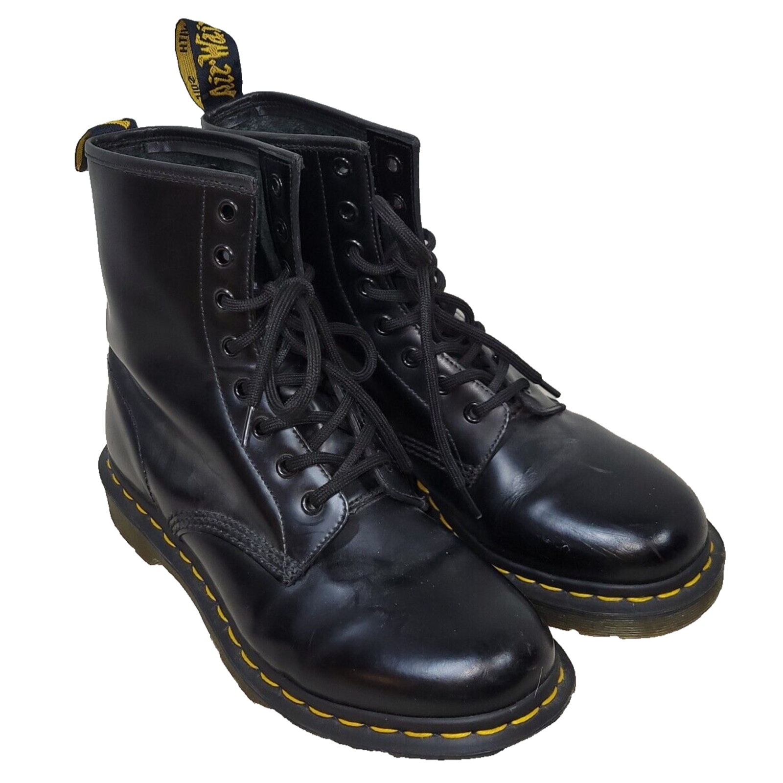 Dr Martens Boots Womens Size 7 Black Work Shoes Leather Gorpcore Grunge Goth