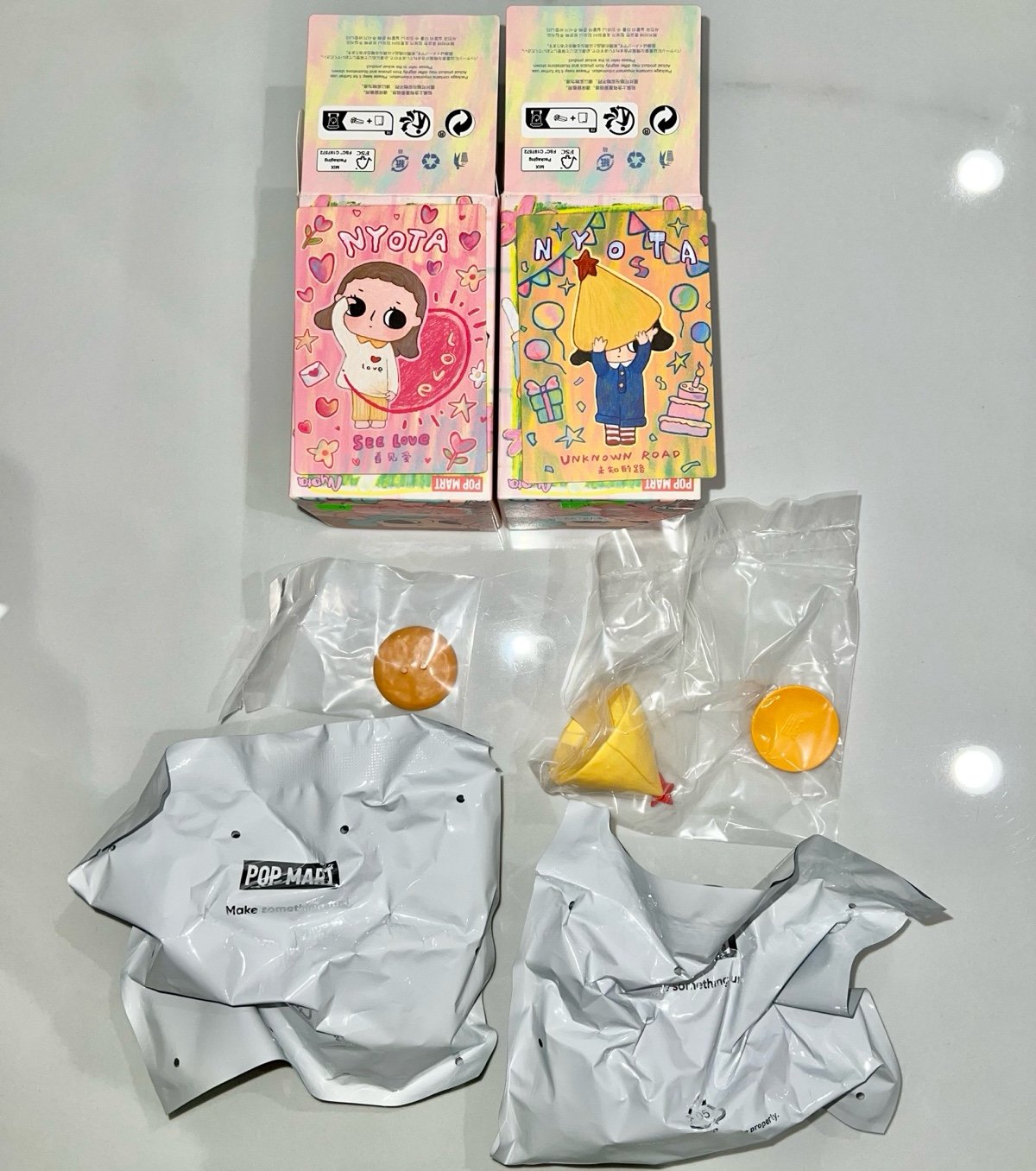 POP MART Nyota’s Fluffy Life Series - See Love & Unknown Road Bundle