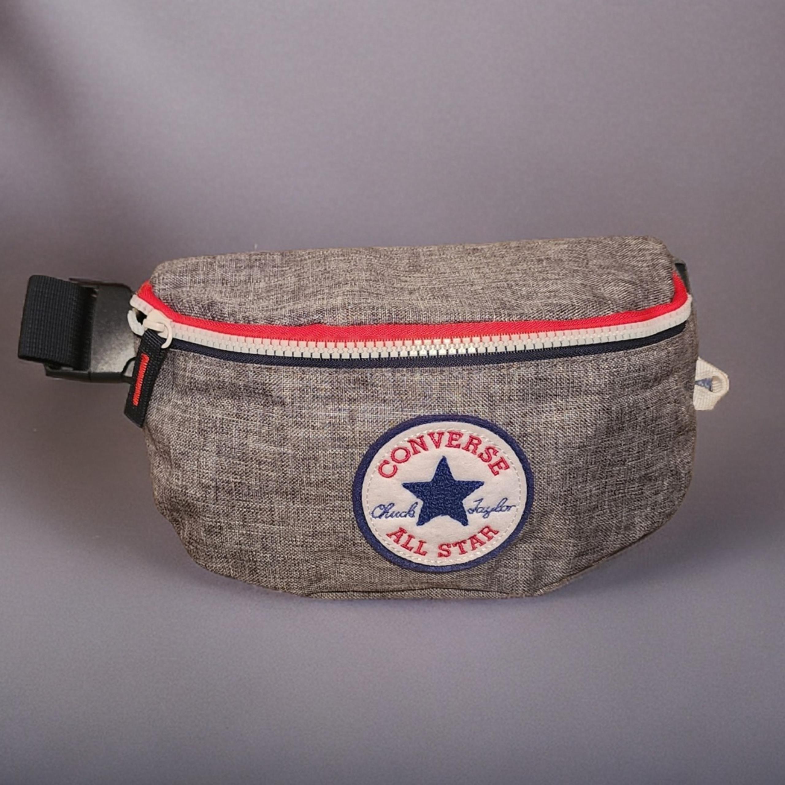 Converse All Star Chuck Taylor Crossbody Bag Fanny Pack White Gray Heather NWT