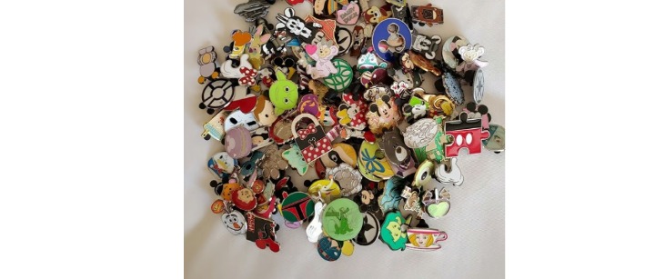 DISNEY TRADING PINS 50 LOT NO DOUBLES, HIDDEN MICKEY Free Ship Up to 500 Unique