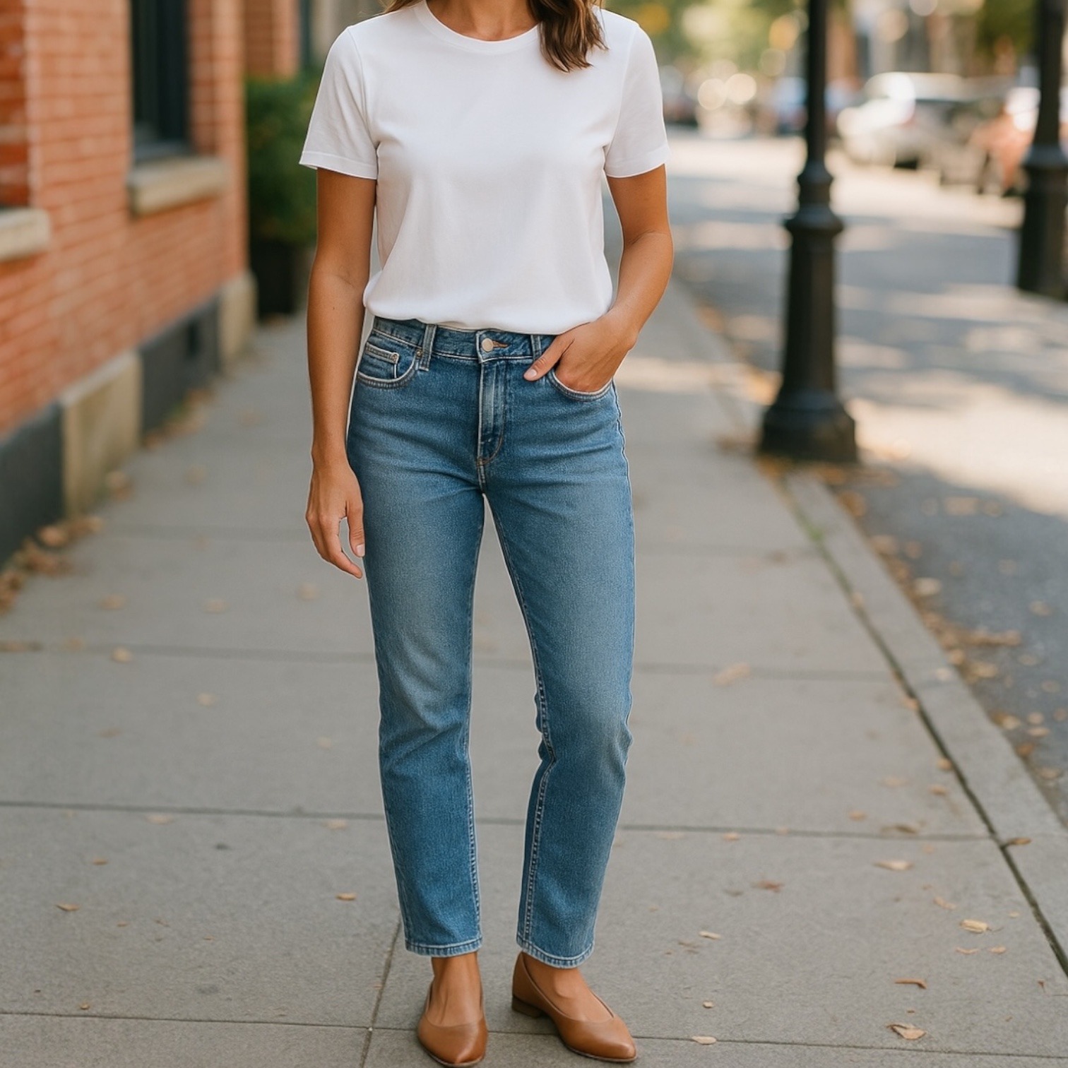 KHAITE | High Waist Medium Wash Vanessa Jeans Straight Leg Size 32 Quiet Luxury