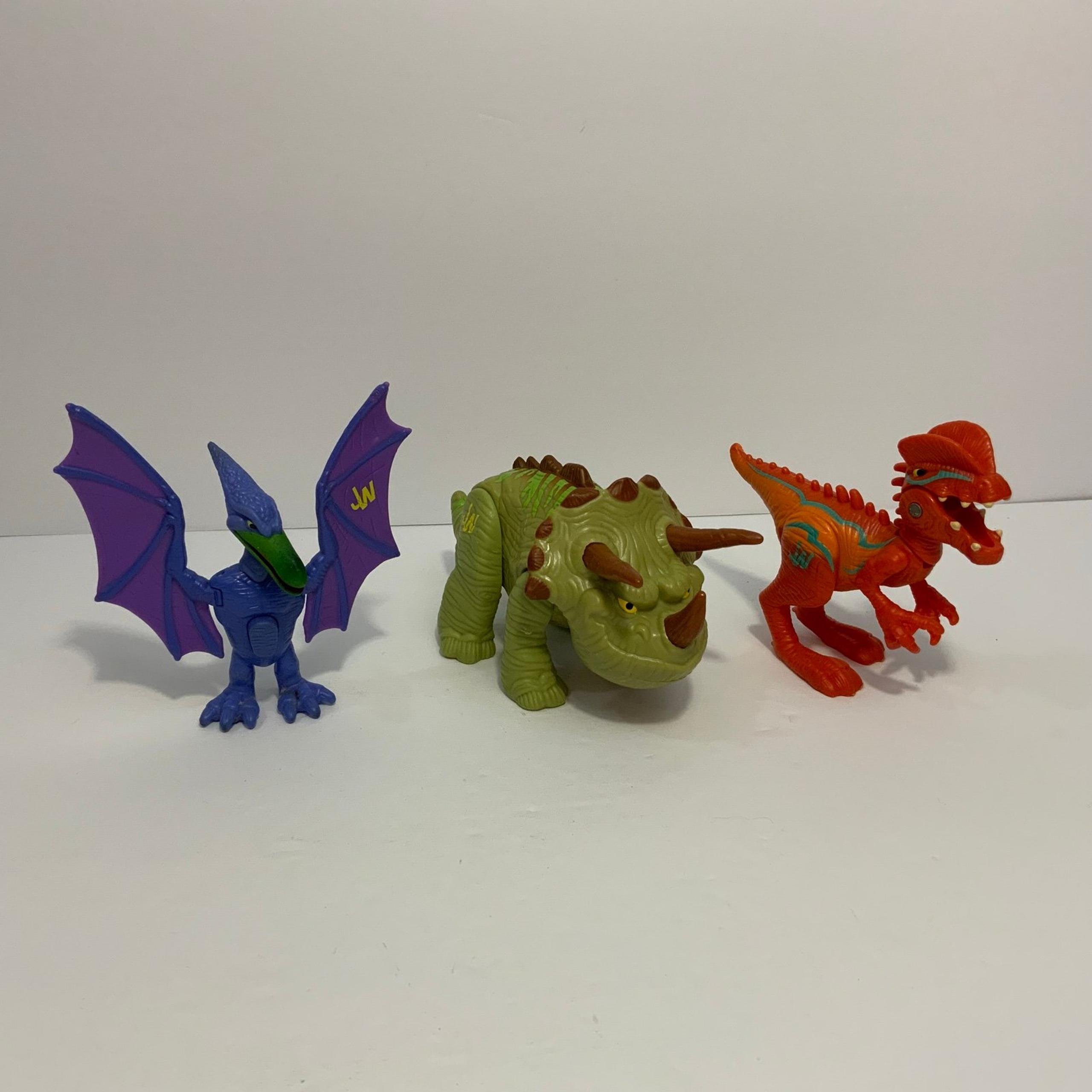 Playskool Heroes Jurassic World Triceratops Dilophosaurus Pterodactyl Figures