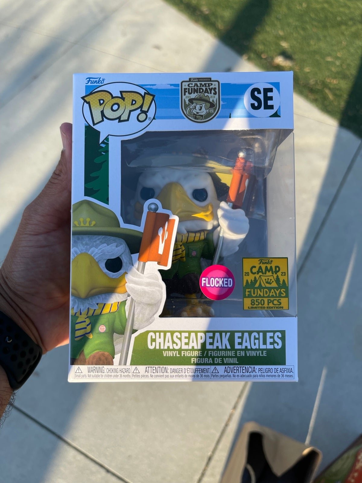 Funko fundays eagle mascot flocked