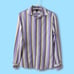Club Monaco shirt S men button down striped purple