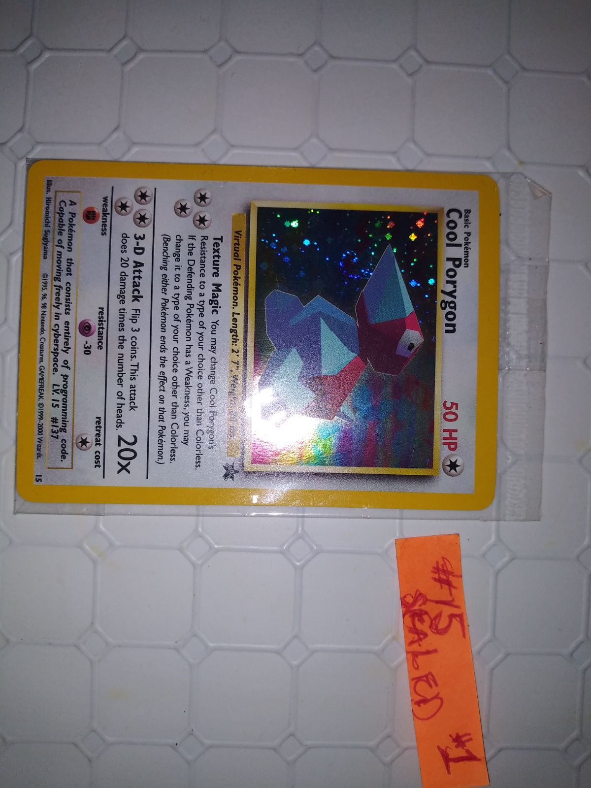 !!!SEALED!!! Pokemon Card# 15 Cool Poryg