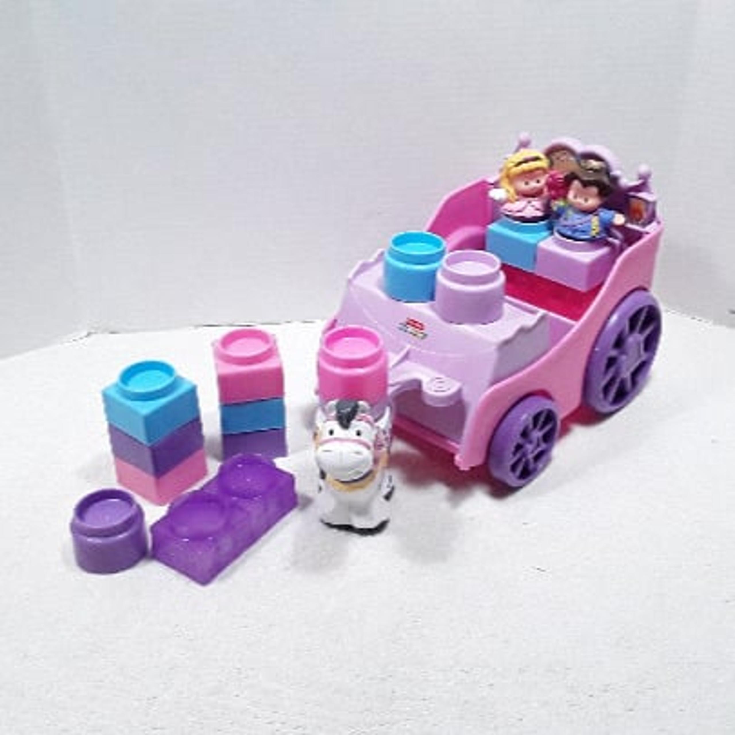 Fisher Price Little People Princess Prince Royal Wedding Carriage Build & Drive - Fisher-Price