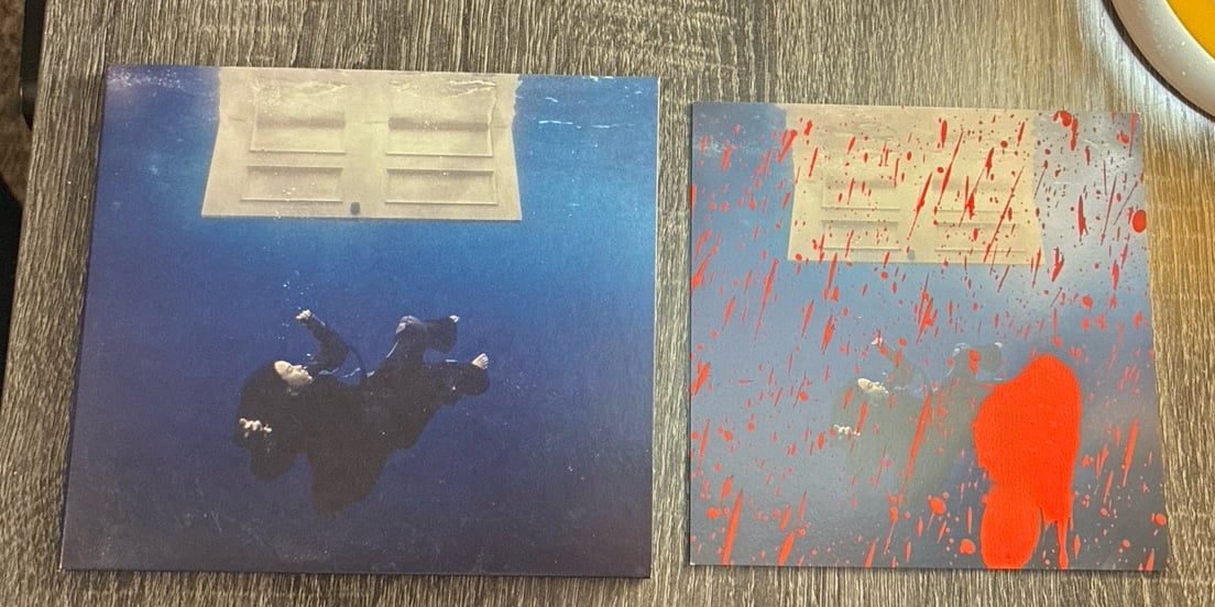 Billie Eilish splatter cd