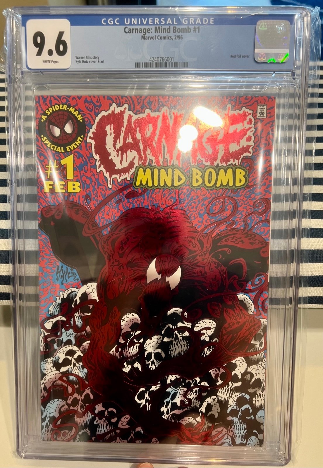 Carnage: Mind Bomb #1 CGC 9.6 WP Comic