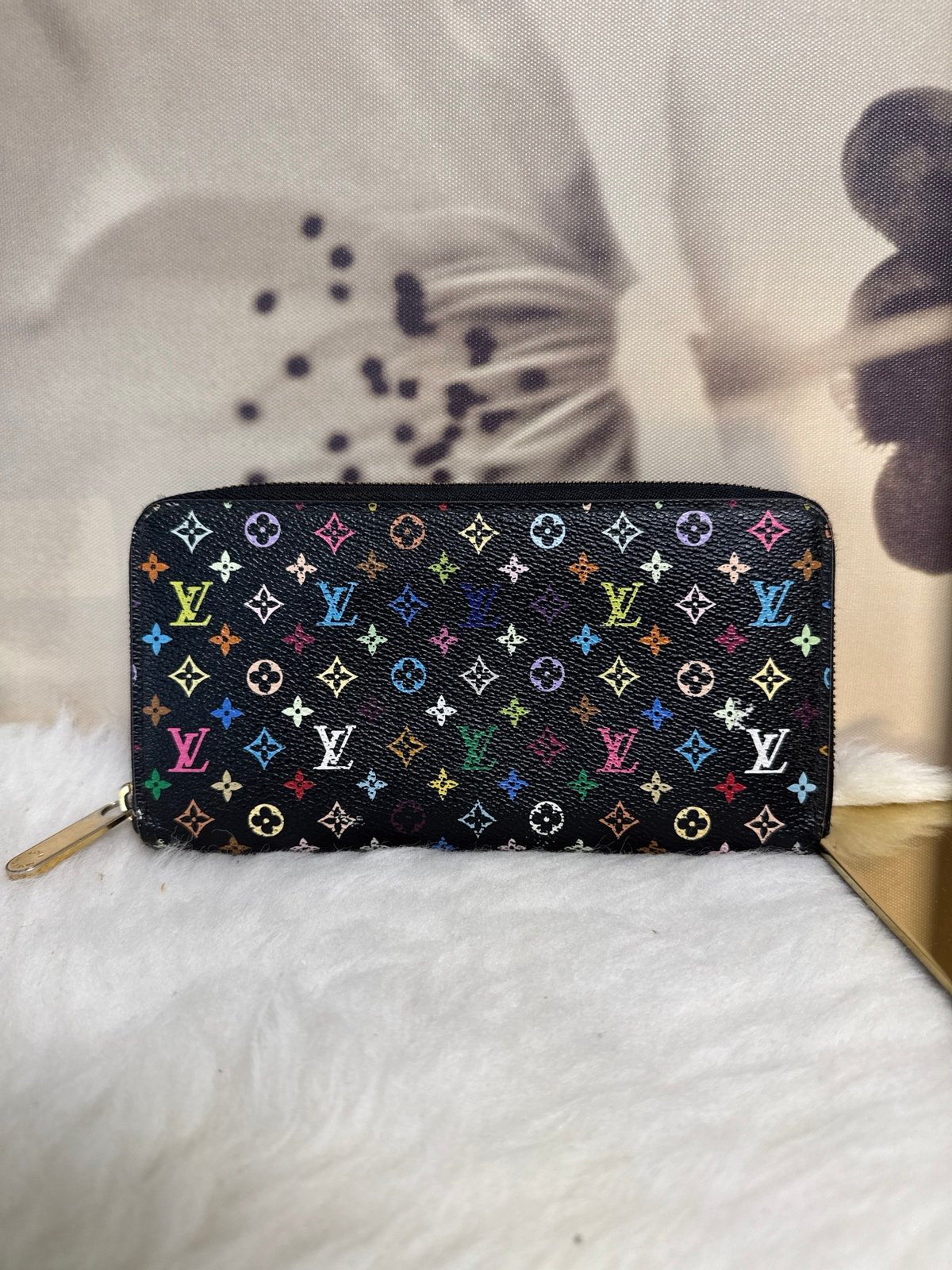 Louis Vuitton multi black zippy VGUC