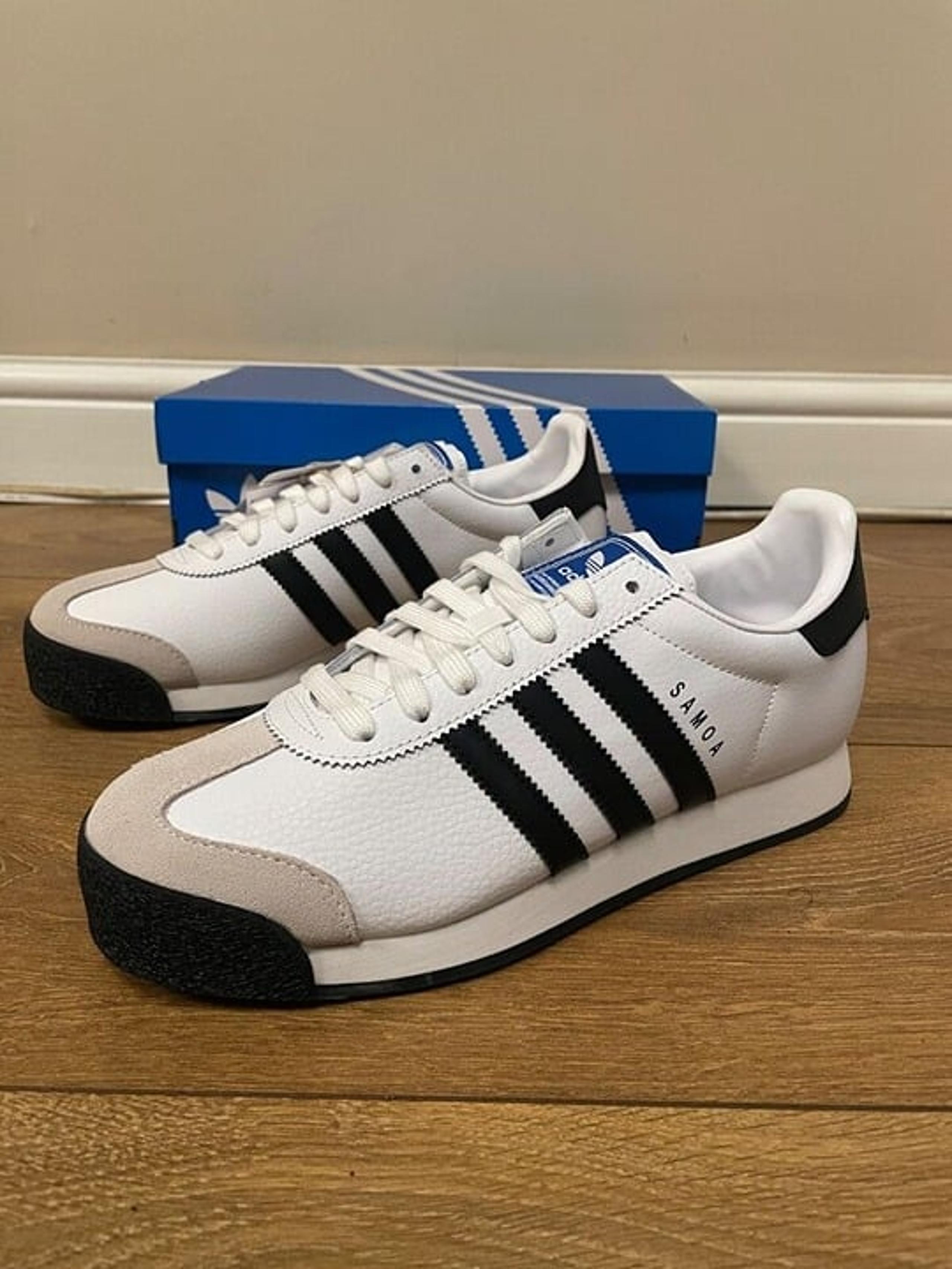 adidas Originals Men's SAMOA Cloud White 675033 Shoes Sneakers New Sz 12