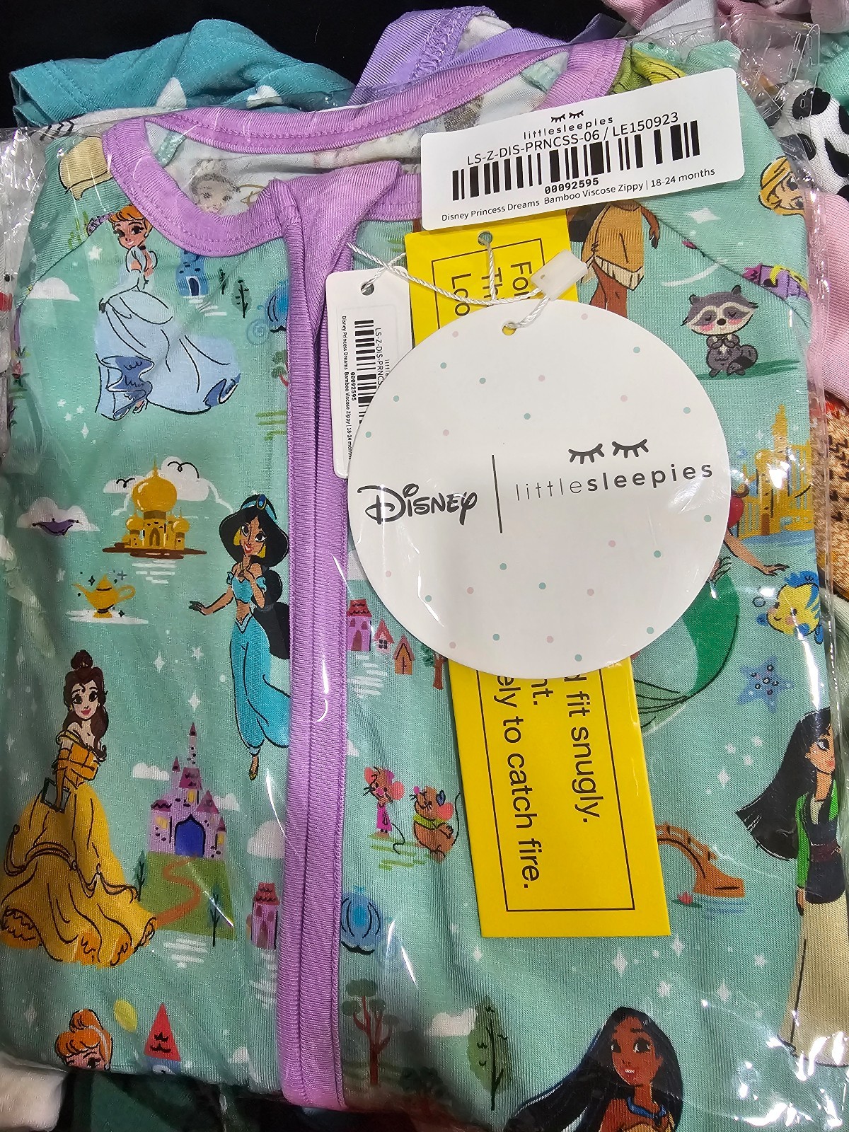 little sleepies Disney Princess 18-24