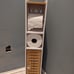 Toilet Paper Holder Stand,Chrome Toilet Paper Holder Behind Toilet Storage