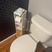 Toilet Paper Holder Stand,Chrome Toilet Paper Holder Behind Toilet Storage