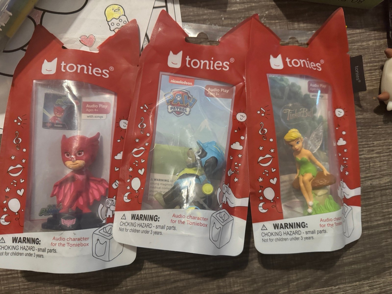 tonie box characters 3x lot