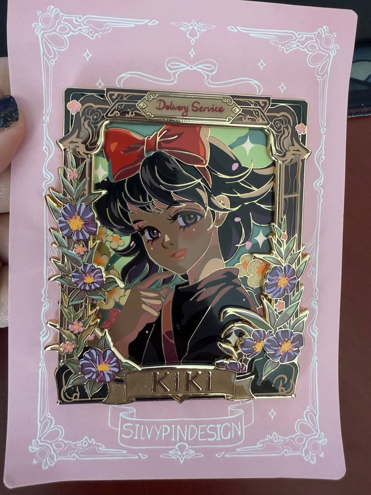 SilvyPinDesign Kiki pin