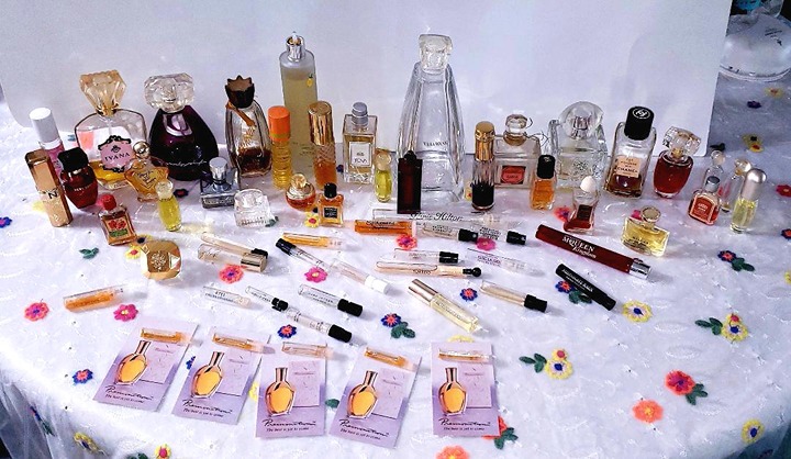 59 Bottles Antique Lot & Miniatures - YSL, La Prairie, Judith Leiber, Coco!