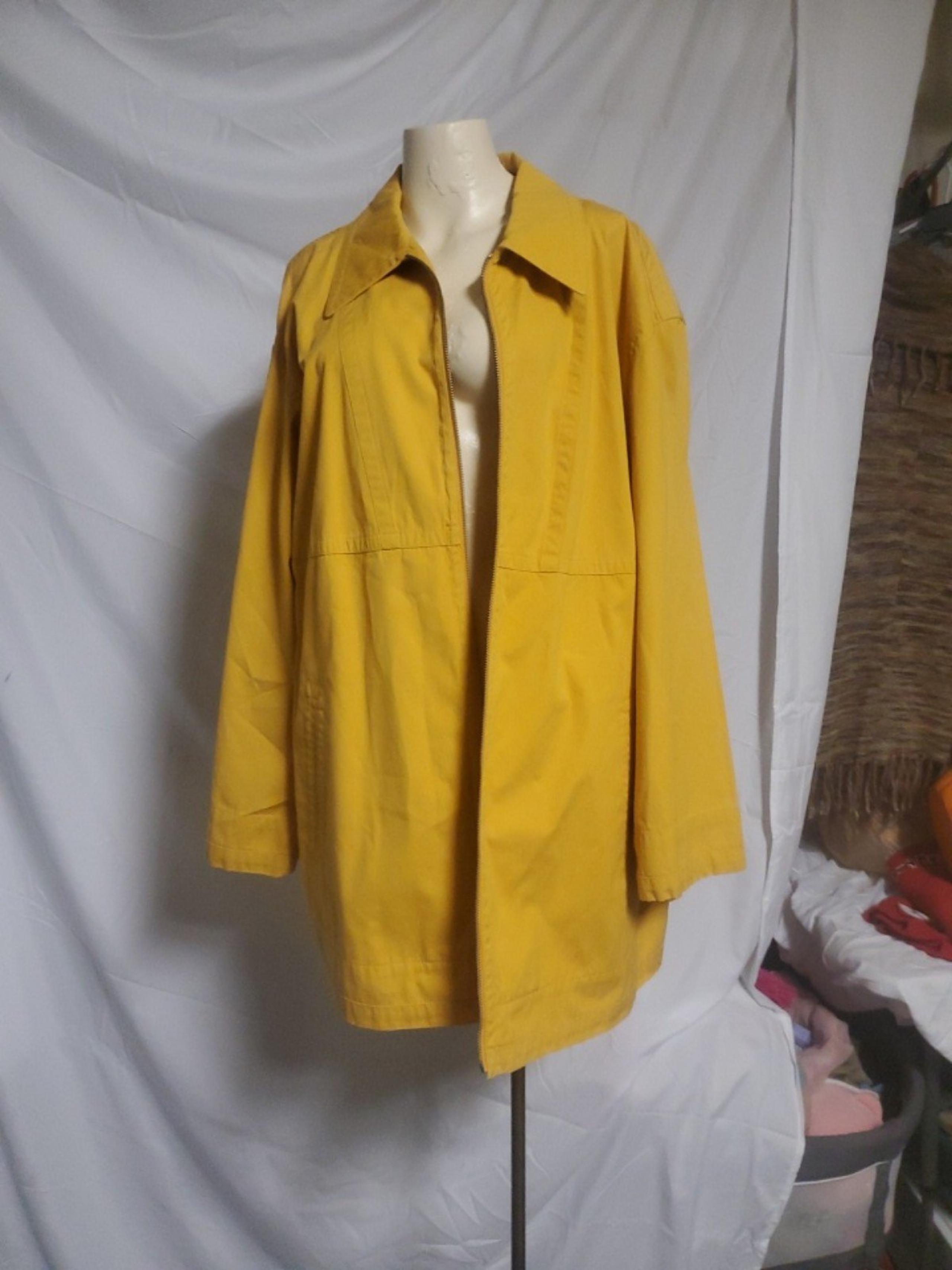 Tangerine, Womans Rain Coat Woman.Size 3X - Ellen Tracy