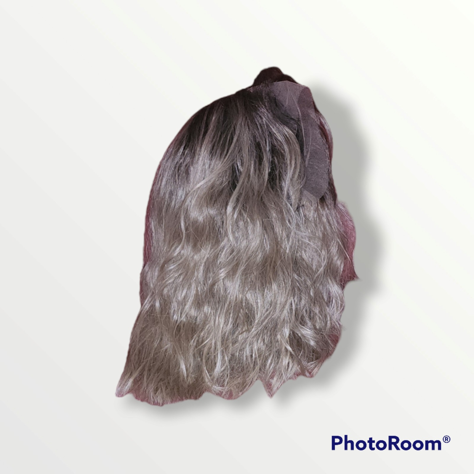 Hand-tied lace based part wig