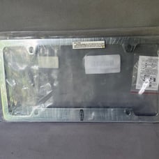 Lincoln Chrome Plated Metal Engraved License Plate Frame Holder (New)