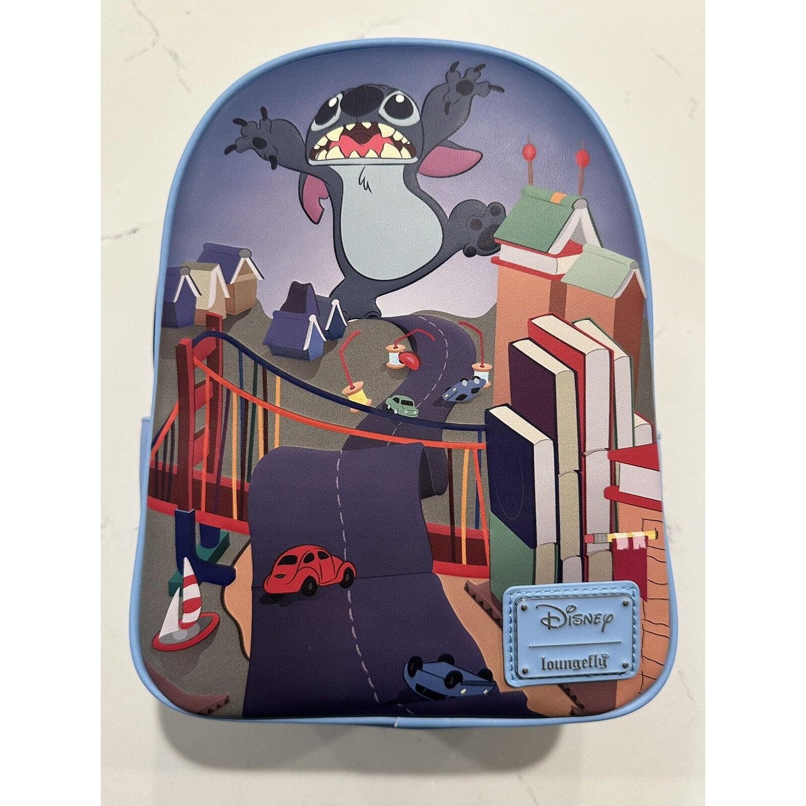 Disney’s Lilo and Stitch Badness Level Loungefly Mini Backpack-NWT