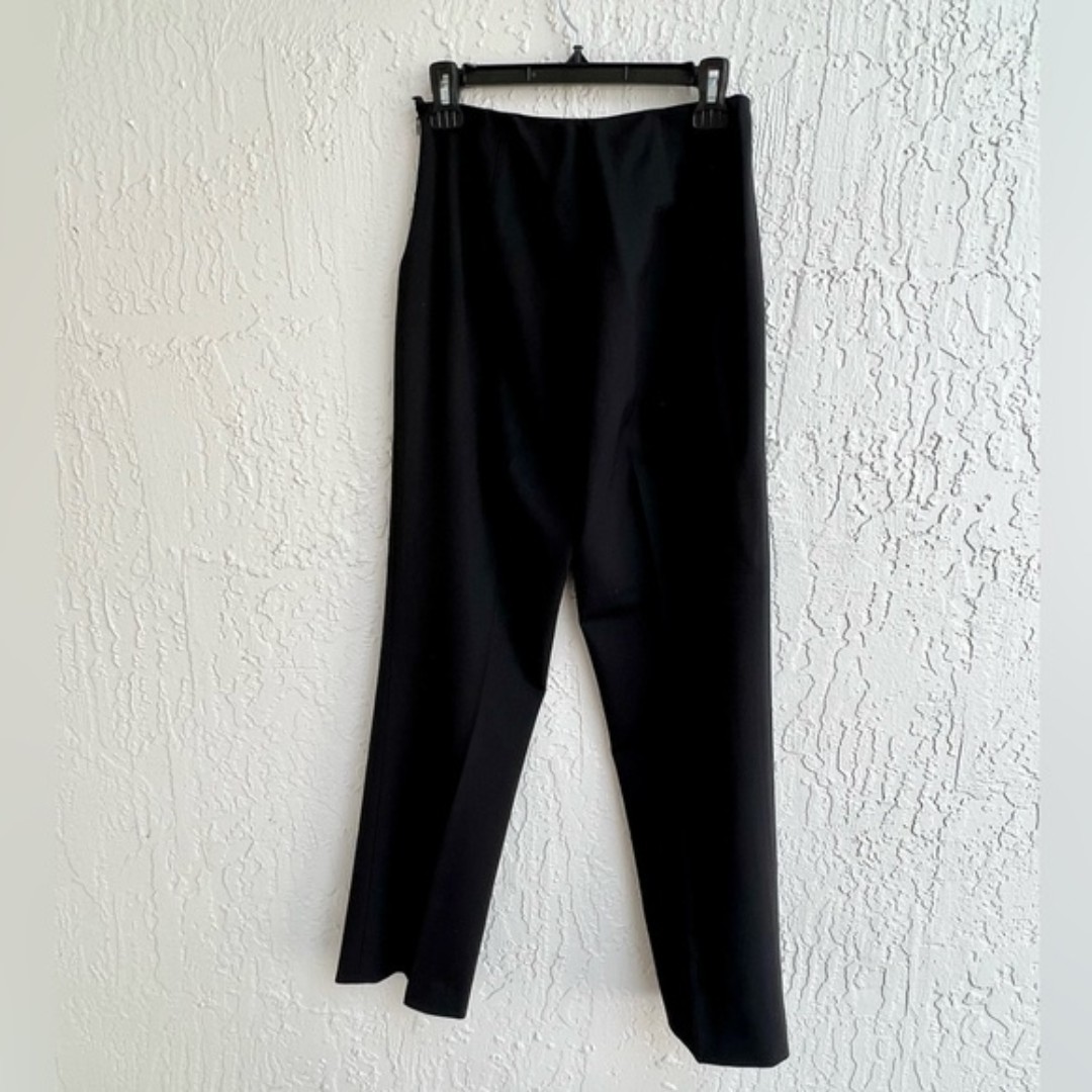Ralph Lauren black wool blend straight pants size 6