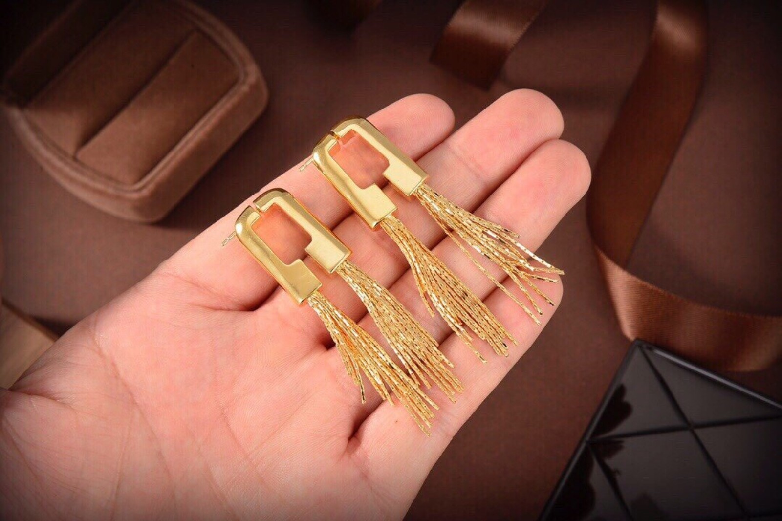 Givenchy tassel earrings
