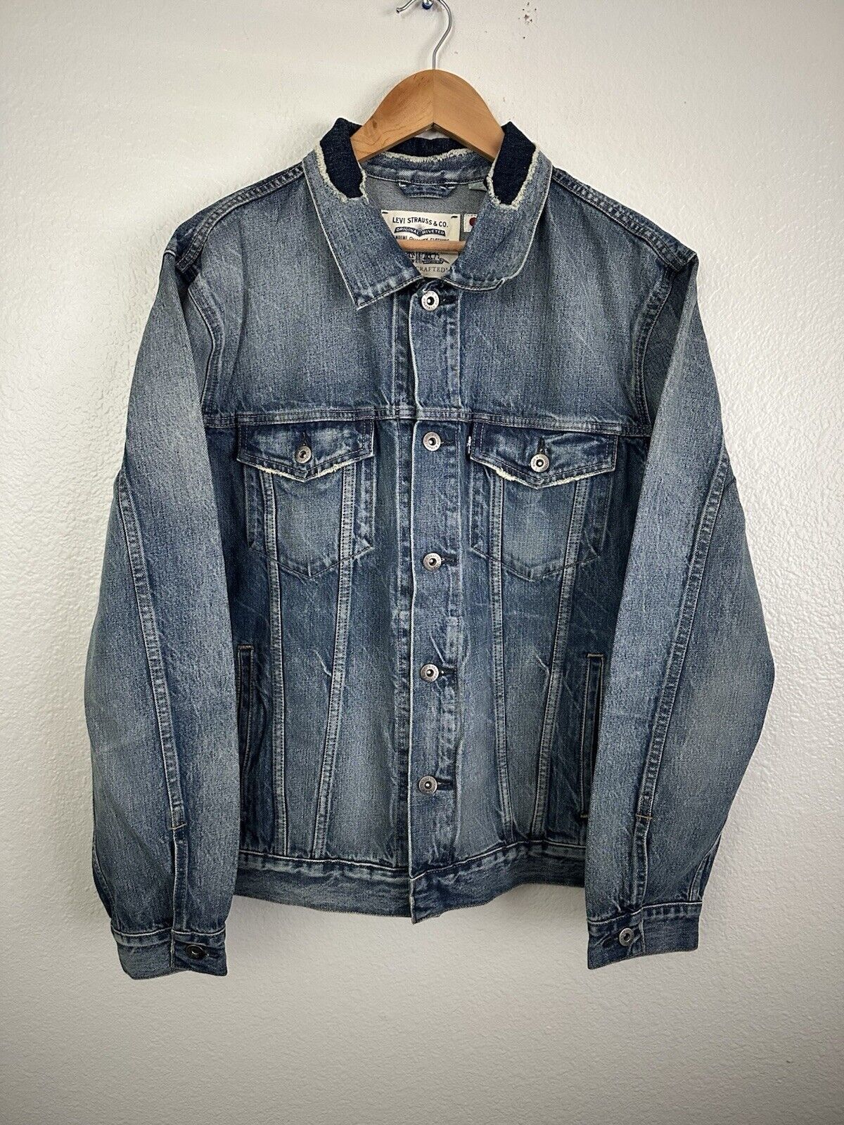 Levi's Made & Crafted Japanese Denim Trucker Jacket Made In