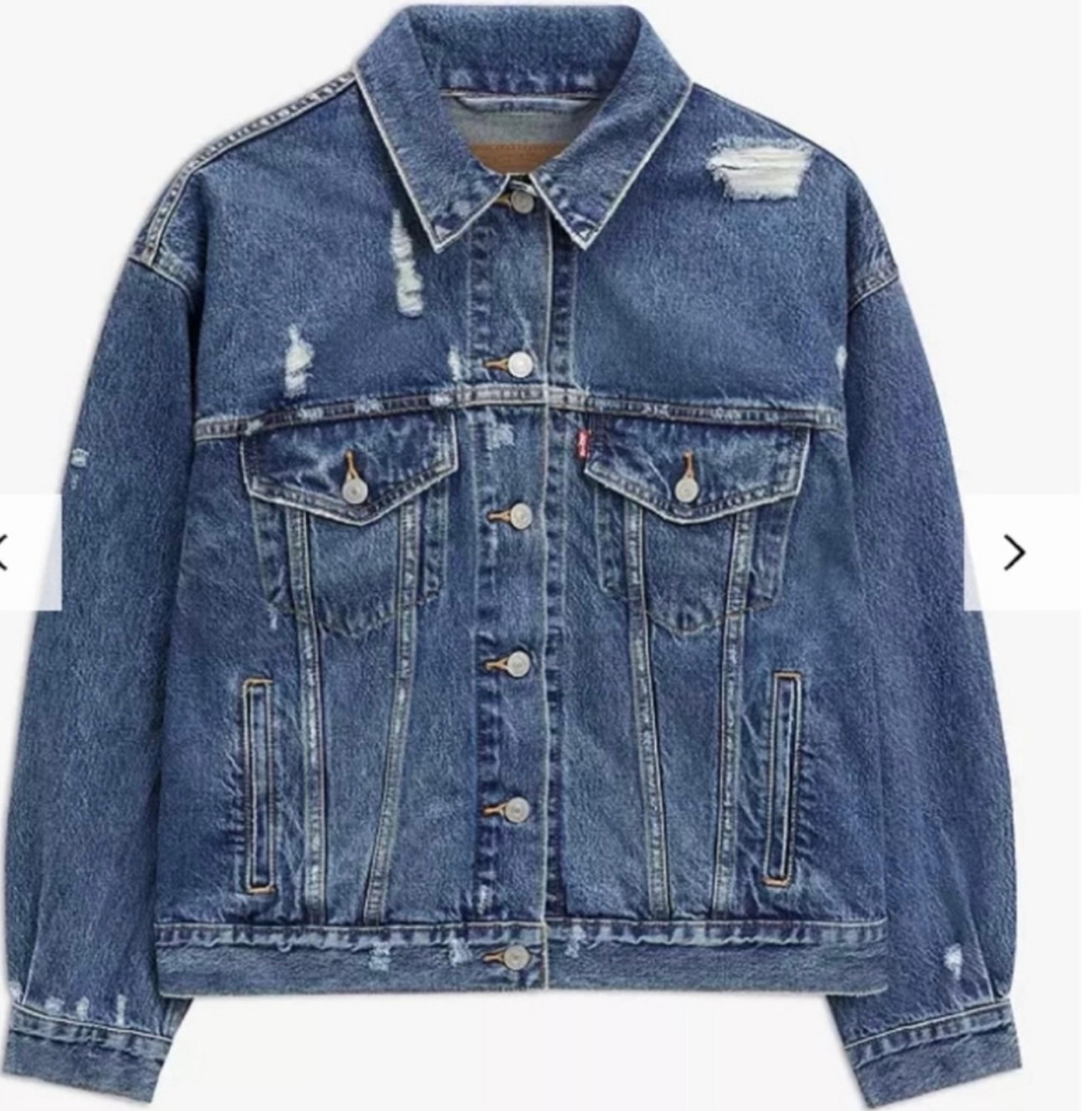 NWT Women’s Levi’s 90s Trucker Jean Denim Jacket Size Large