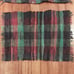 Set of 5 Vintage Rag Rug Style Placemats Navy Green Burgundy Homespun Woven
