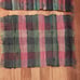 Set of 5 Vintage Rag Rug Style Placemats Navy Green Burgundy Homespun Woven