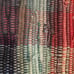Set of 5 Vintage Rag Rug Style Placemats Navy Green Burgundy Homespun Woven