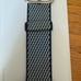 Apple Watch Woven Nylon Midnight Blue Stainless Steel Buckle 38mm Fits 40 & 41mm