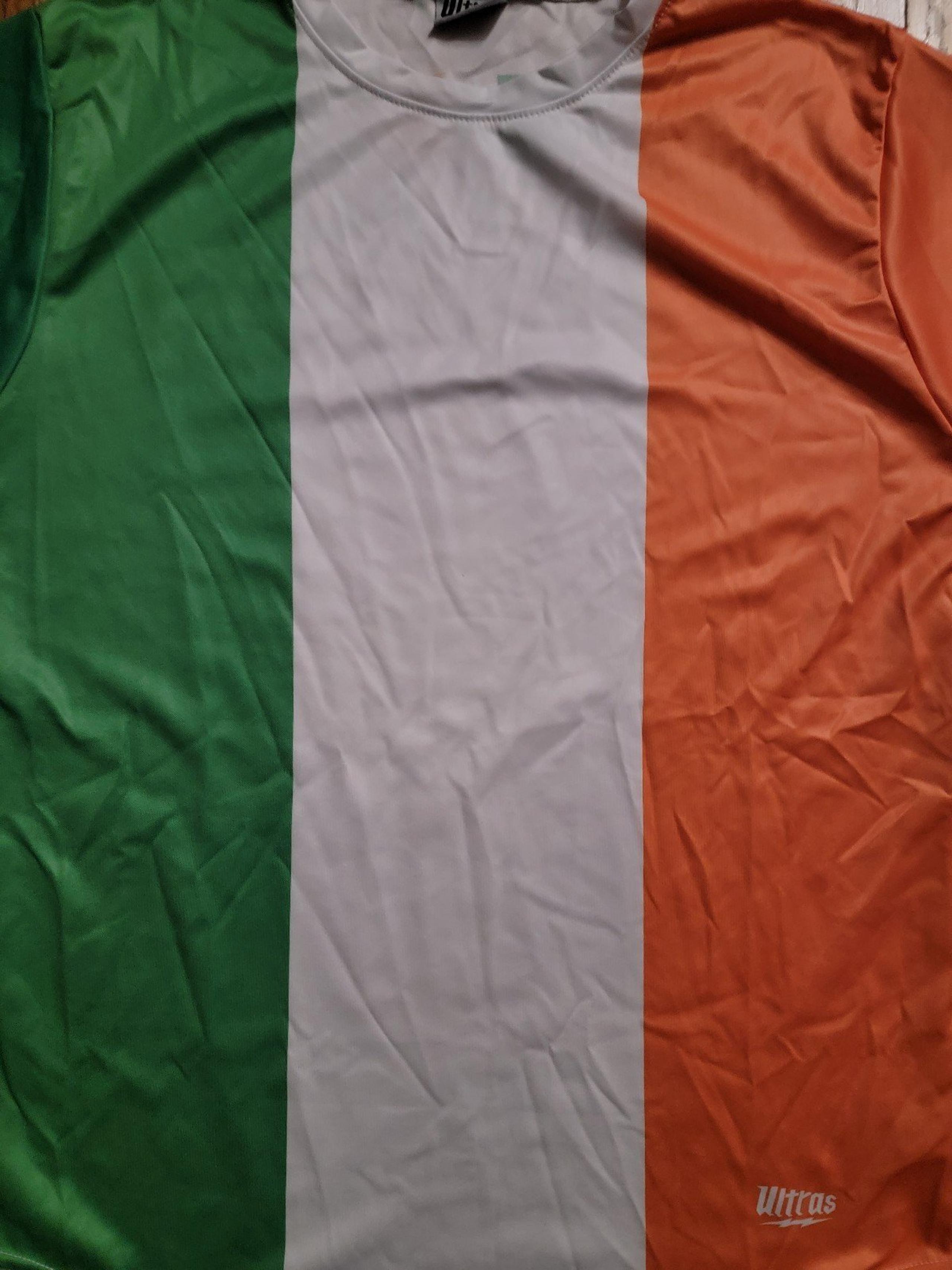 Ireland Country Flag SHIRT Running Track Soccer IRISH Jersey - Ultras
