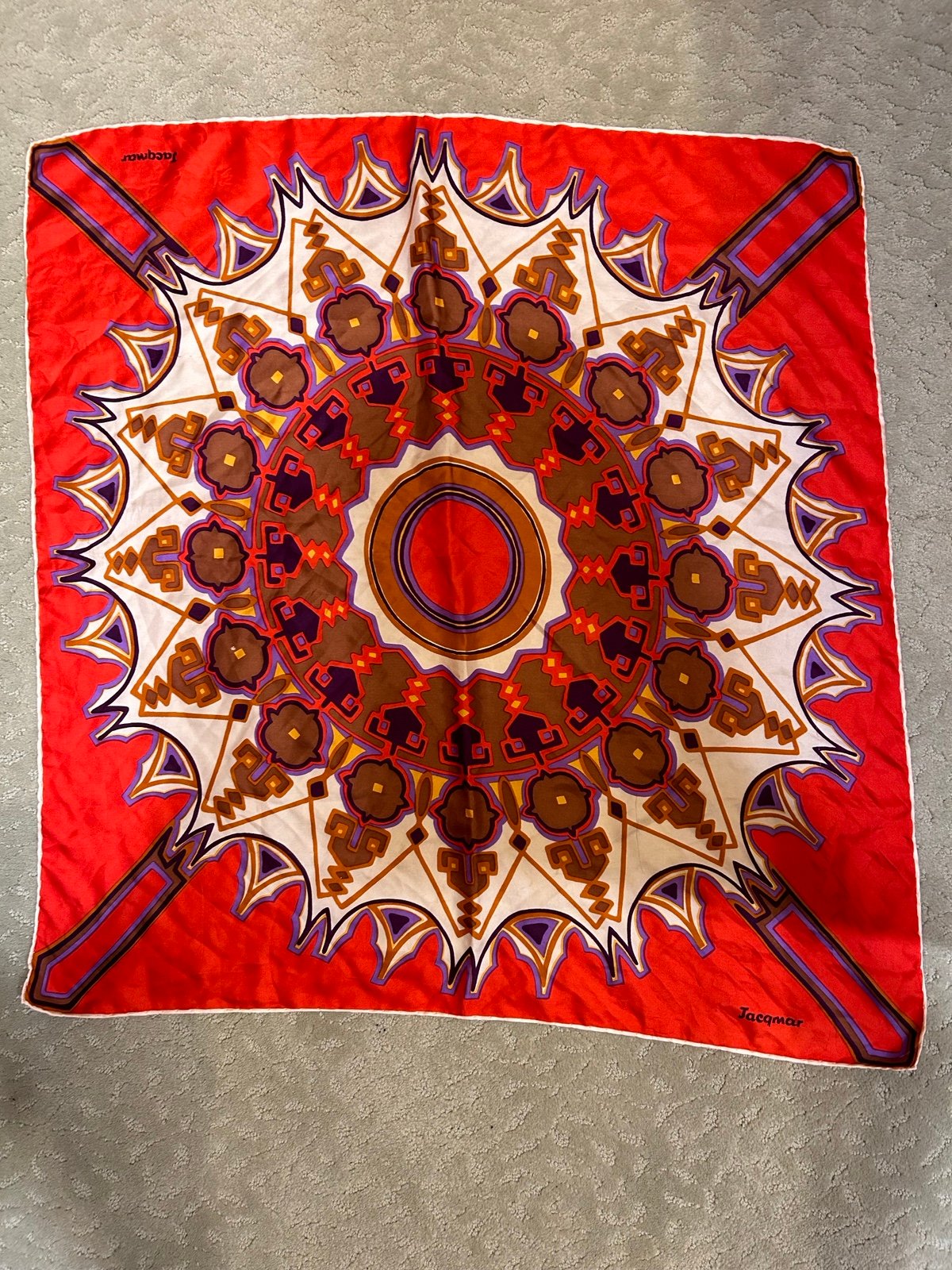 Jacqmar vintage scarf