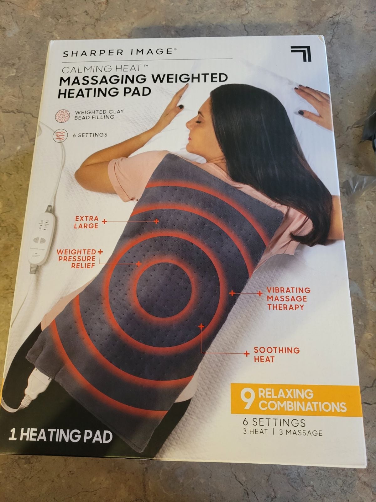 Sharper Image massaging weighted heating