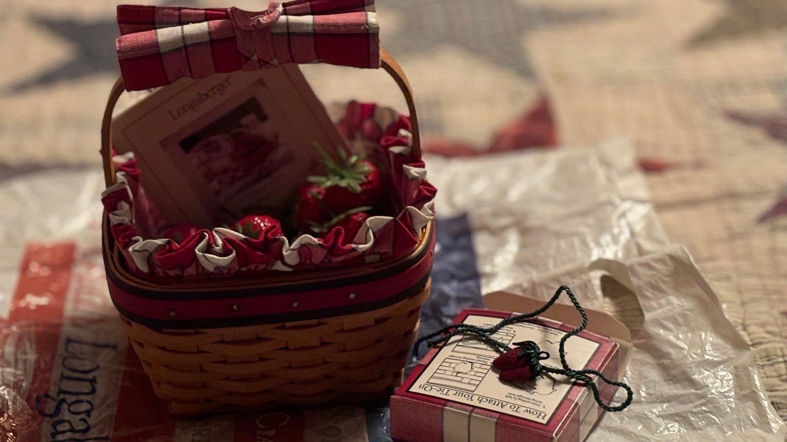 Longaberger strawberry basket